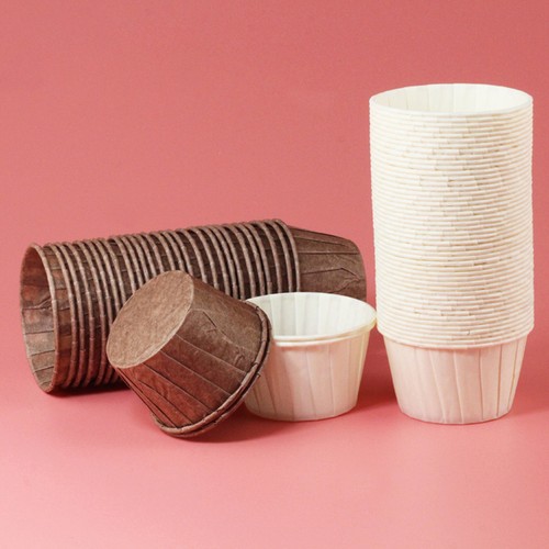 50pcs Muffin Cups Multi-purpose Non-stick High-temperature Resistant Cupcake