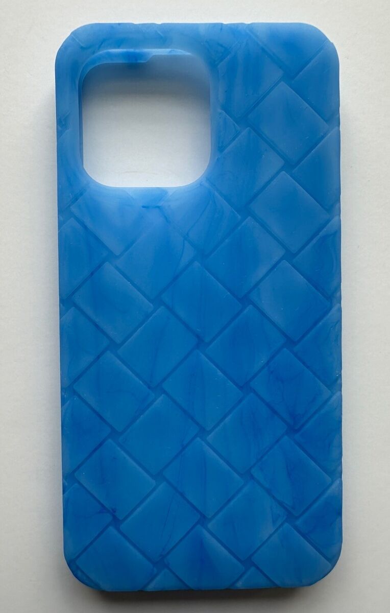 Bottega Veneta Intrecciato iPhone 14 Pro Max Case Blue/Mix Bottega Veneta Intrecciato iPhone 14 Pro Max Case Blue/Mix