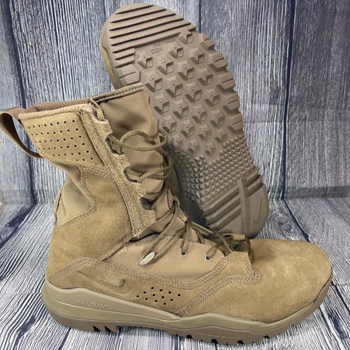 Nike SFB Field 2 8" Leather Tactical Boots Men's 13 Coyote Brown AQ1202-900