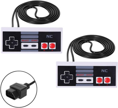 Classic NES Controllers for NES 8 Bit Entertainment System Console Control Pad(2