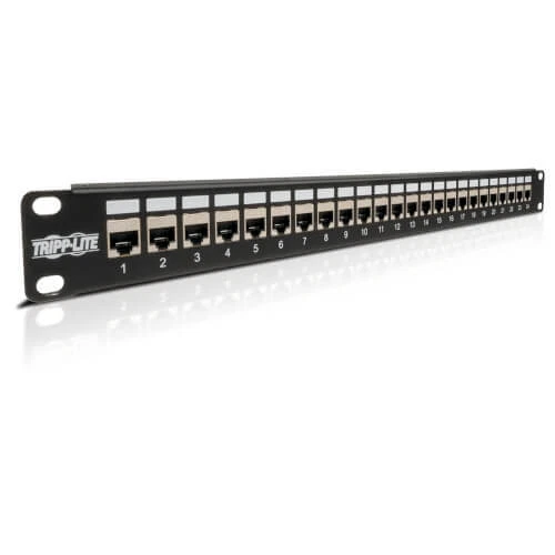 TRIPP LITE BY EATON N254-024-SH 24-Port 1U Rack-Mount STP Shielded Cat6 /Cat5...
