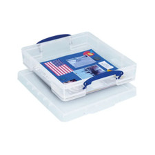 4 X Really Useful Boxes 7 Litre ,Arts, Stationery Clear Storage Box New+ 24h