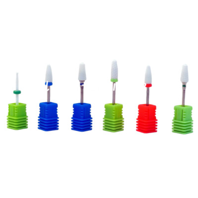 Dental Lab Micro Bullet Spiral Shape Cut Motor Zirconia Ceramic Polish Burs