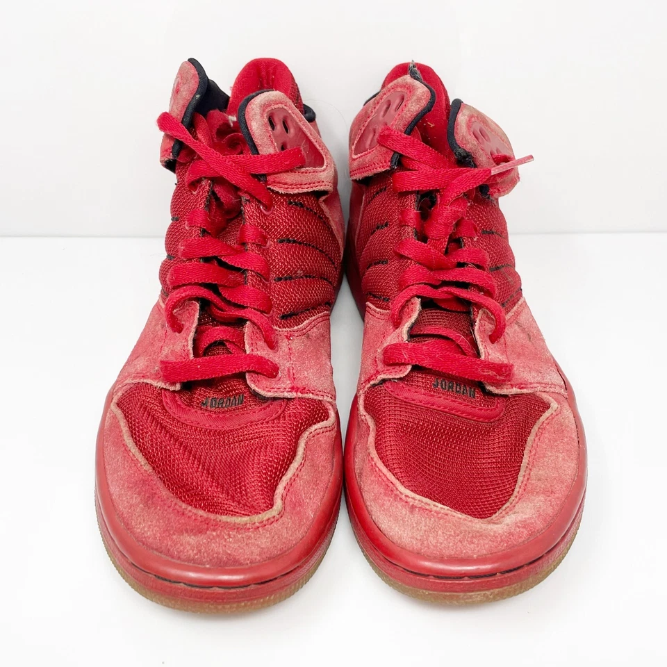 Nike Mens Air Jordan 1 Flight 4 838818-600 Red Basketball Shoes Sneakers Sz 8.5 - Image 3 of 4