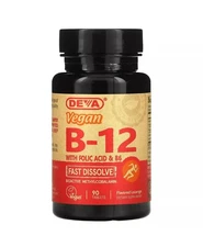 Deva Vegan B12 Sublingual 90 Tablets Vegan, Vegetarian