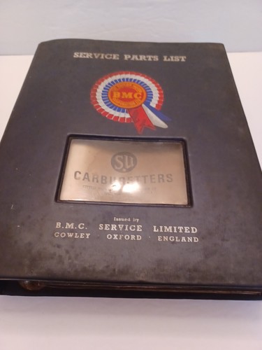 *BRITISH MOTOR CORP* SERVICE PARTS LIST MANUAL "CARBURETTERS" USED SEE PHOTOS