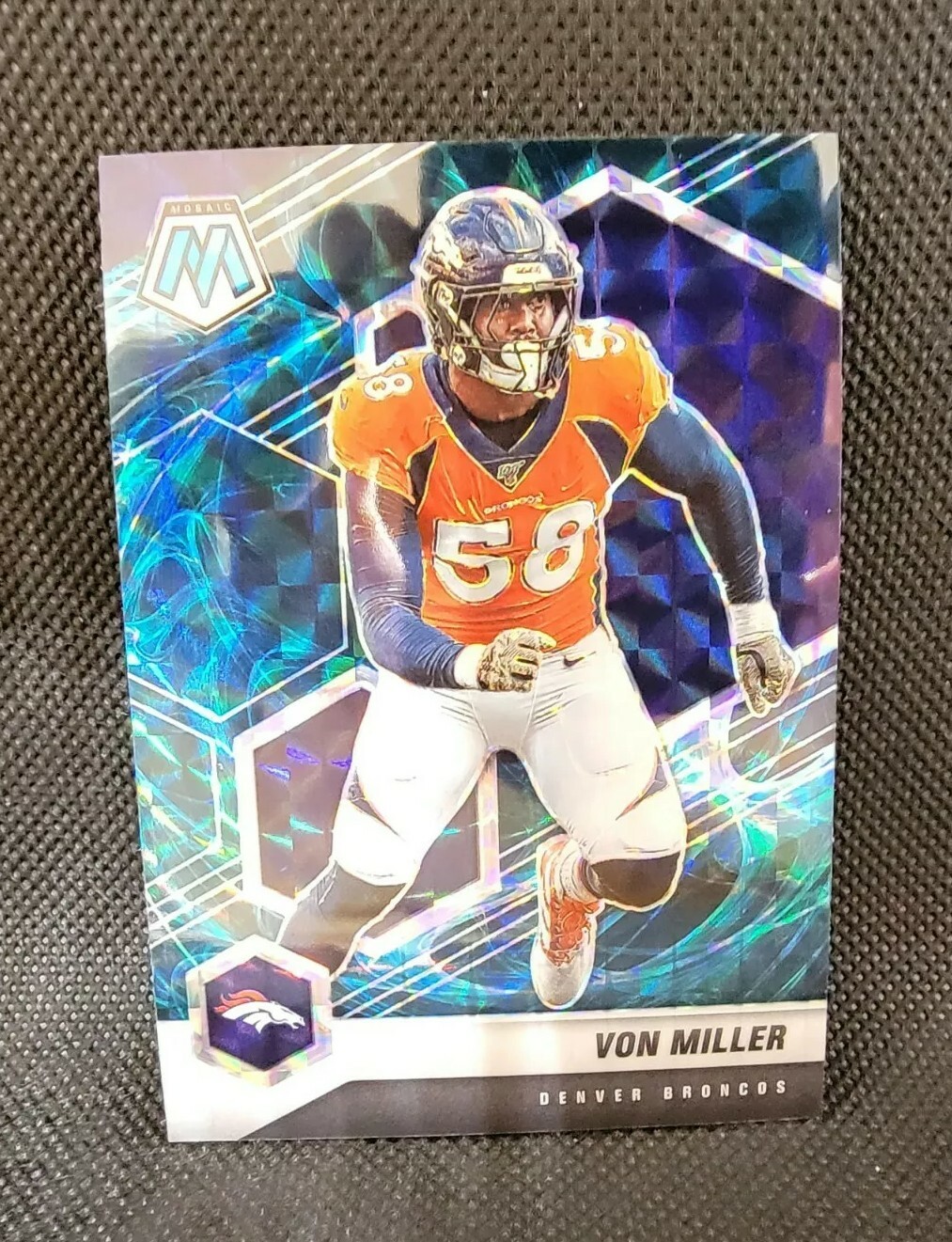 2021 Panini Mosaic Von Miller Genesis #71 Prizm Broncos Bills Mafia SSP🔥