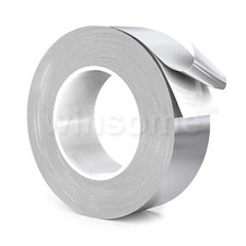 Aluminium Foil Tape Self Adhesive Silver Repair Pipe All Surfaces Tape 10mx 50mm