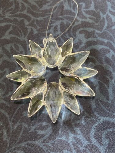 2.75" Acrylic  Snowflake Christmas Ornament - Afbeelding 1 van 1