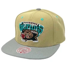 Mens MITCHELL & NESS NBA CLASSIC CANVAS SNAPBACK HWC GRIZZLIES