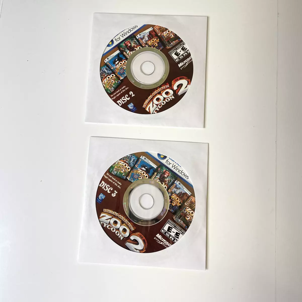 Zoo Tycoon Complete Collection PC 2 Discs Manual and Original