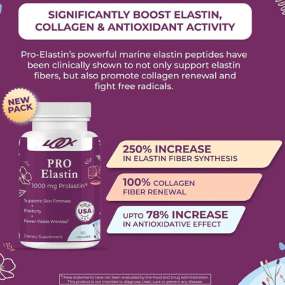 #ad #ad Pro Elaston is a 1000mg elastin supplement $16.79