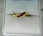 2 Ct Princess Cut Simulated Red Ruby Wedding Band Ring 14k Yellow Gold Plated