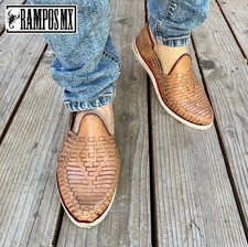 Zapatos de cuero mexicanos para hombre, huaraches mexicanos hechos a mano, huaraches mexicanos hombre