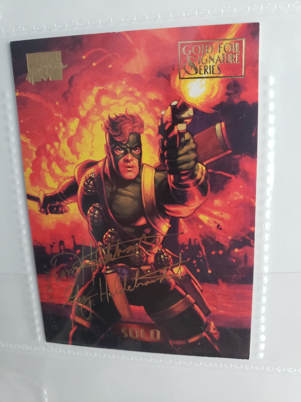 1994 Marvel Masterpieces, Gold Foil Signature, Solo 114 eBay