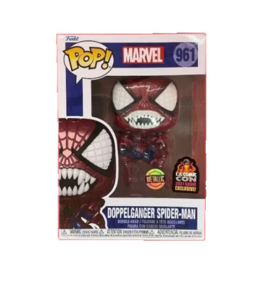 Doppelganger Spider-Man Funko Pop! 961 METALLIC LA Comic Con 2021
