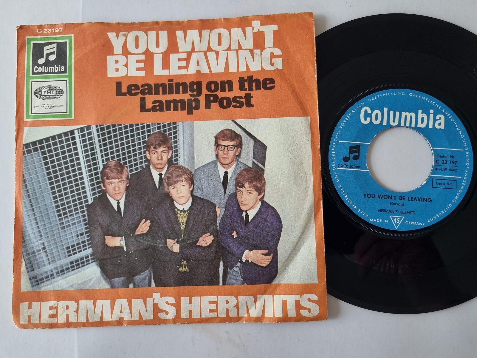 7"" Single Herman's Hermits - You won't be leaving Vinyl Germany