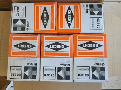Lot of 5pk NEW Genuine KNECHT OX 32D OIL FILTER (000 180 06 09)