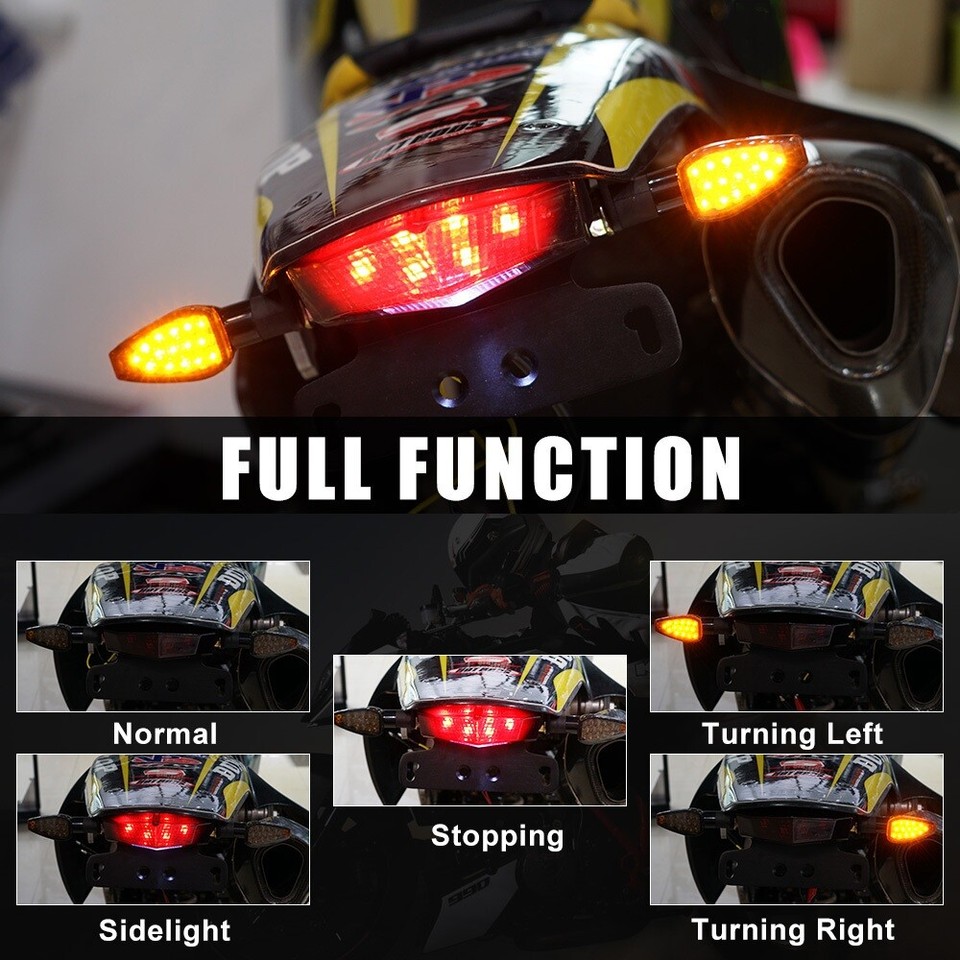 XUEFURONG Turn Signal Indicator Light Lens, Compatible with Suzuki