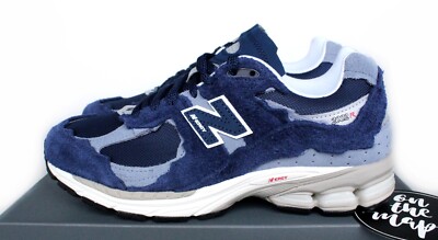New Balance 2002R Protection Pack Navy Blue Grey UK 5 8 9 10