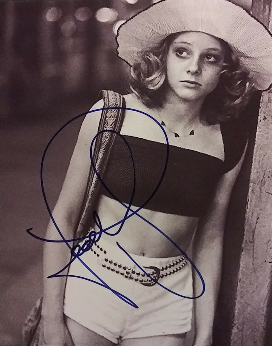 ユニークイメージ社Jodie Foster Collageautographed Jodie Foster taxi driver signed 8x10 | eBay