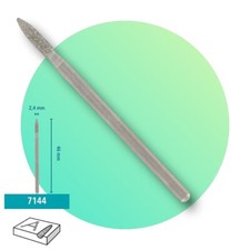 Dremel 7144 Conical / Pointed Head Diamond Bit 2.4mm x 1