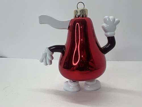 Vintage Hershey Kisses Red Plastic Christmas Tree Holiday Ornament - Picture 5 of 8