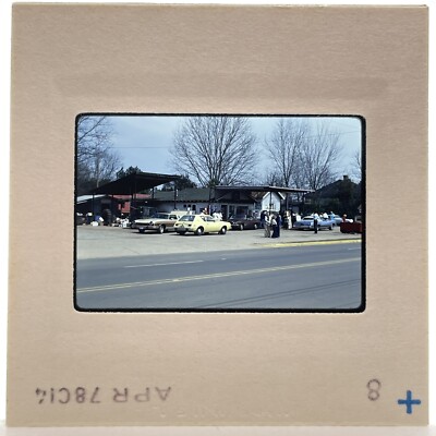 Vintage 70s 35mm Slide Billy Carter s Service Station Gas Station GA