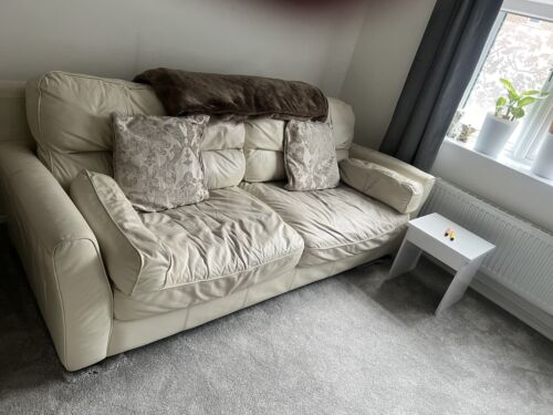 sofas 3 and 2 seater leather
