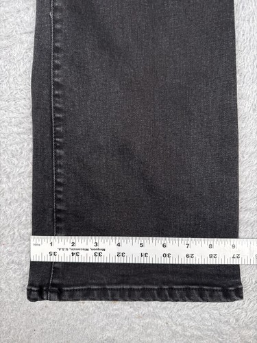 Wax Jeans Junior 13 Black Denim Bootcut High Rise Cotton Blend Stretch 28x30 - Picture 14 of 18