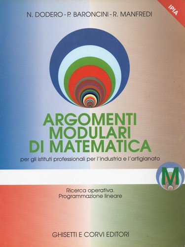Argomenti Modulari di Matematica (Moduli: A-B-C-D-E-F-G-H-K-L-M) - Foto 11 di 12