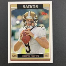 Drew Brees 2006 Topps Card #161 NFL New Orleans Saints