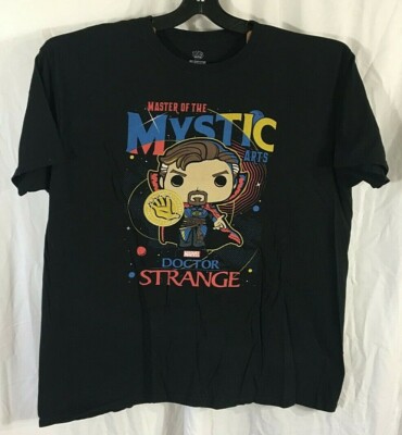 MARVEL DR STRANGE Master Of The Mystic Arts T-SHIRT Color Black Size ...