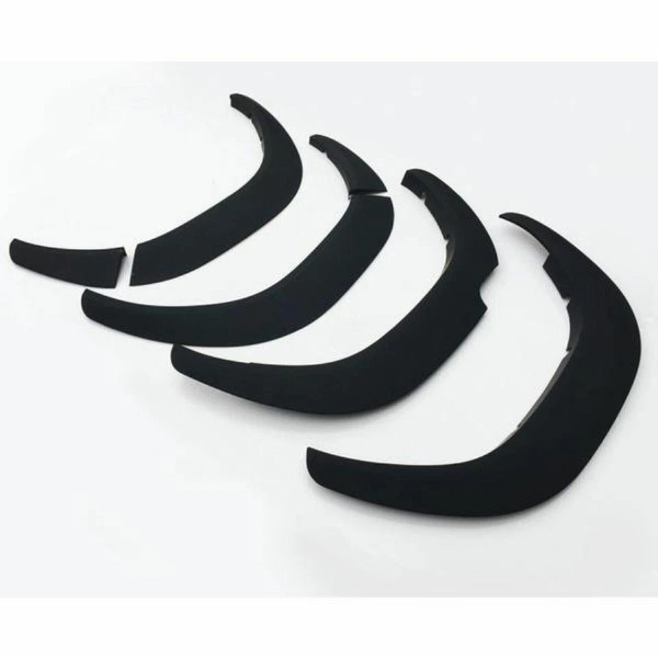 Trajes de guardabarros de calidad para Hilux doble cabina 2015-2025 negro mate 6 piezas Foto 2 de 4