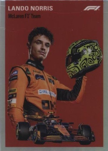 LANDO NORRIS 2024 Topps Paddock Pass Formula 1 F1 Card #7 McLaren