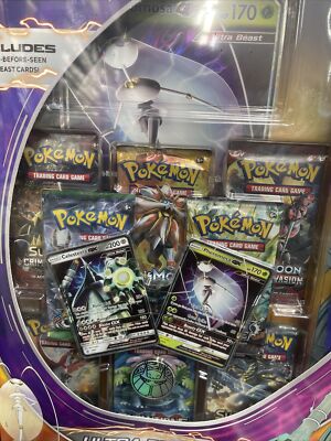 Pokemon Ultra Beasts Premium Collection Box Pheromosa GX SM4 -8 Booster  Packs.~ | eBay