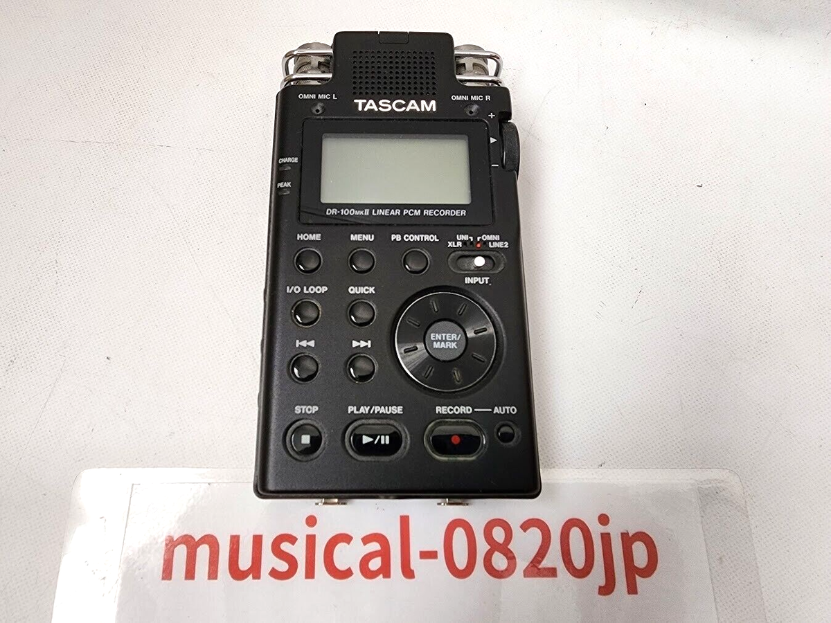 TASCAM DR-100 MKII MK2 Portable Linear PCM Recorder Set | eBay TASCAM DR-100 MKII MK2 Portable Linear PCM Recorder Set | eBay