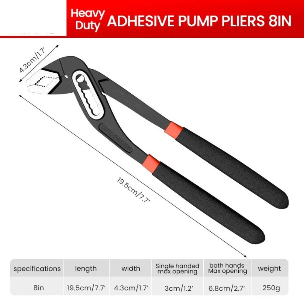 Quickrelease Plumbing Pliers Water Pipe Clamp Pliers Plumber eBay