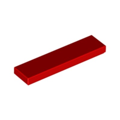 Lego Bricks 20x Bright Red 1x4 Tile Flat Thin Studless Plate