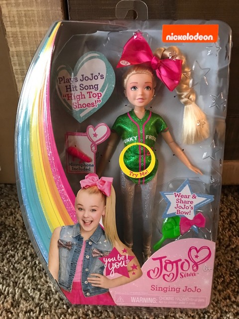 jojo siwa singing doll high top shoes