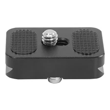 Aluminum Tripod Quick Release Plate Screw Adapter Mount for DSLR Camera Heads