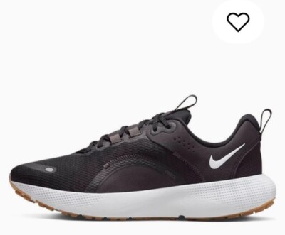 Size 8.5- Nike React Escape Run 2 Black Dark Smoke Grey Gum Womens