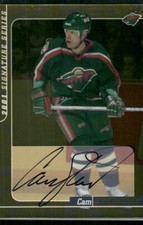 #151 Cam Stewart 2000-01 Be a Player Signature Series Autographs Gold