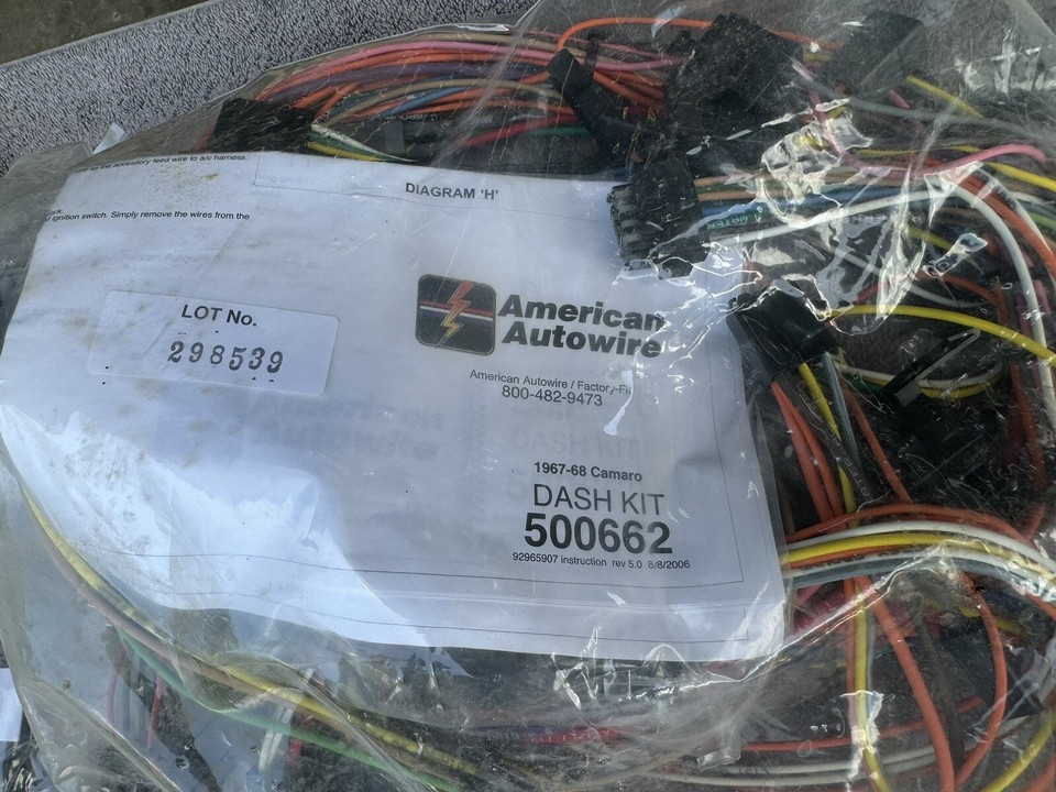 American Autowire 500661 Wiring Harness Kit – 1967-1968 Chevy Camaro – 12V, Front/Rear, 3-Year Warranty – Made In USA