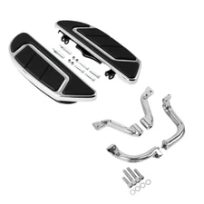 Driver Floorboards Footboards Mount Bracket Set Fit For Harley Touring 17-25