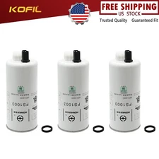 New 3PCS FS1003 Fuel Filter with Water Separator Part Number FS1003