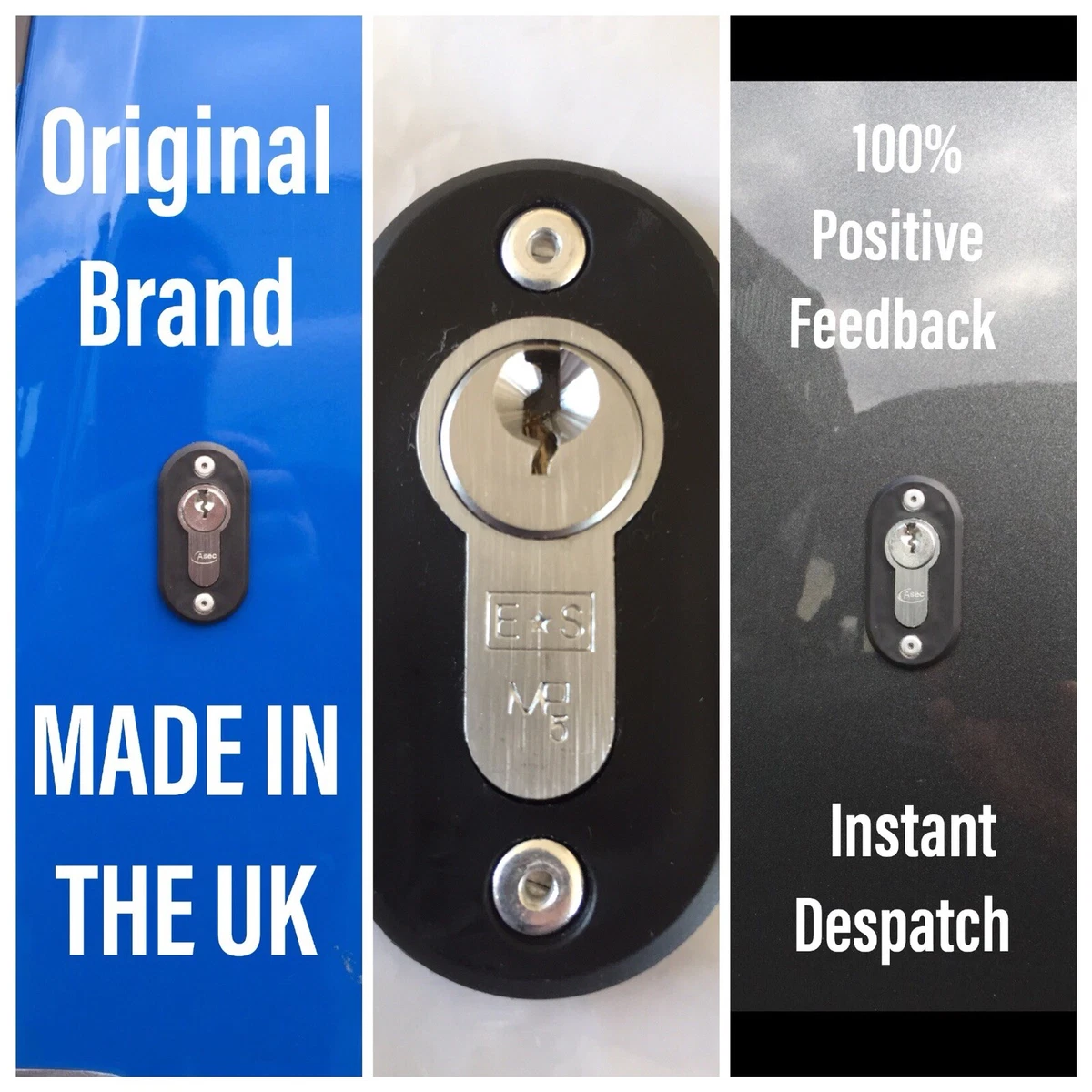 Ford Transit Custom Dummy False Van Door Security Lock X 2 1