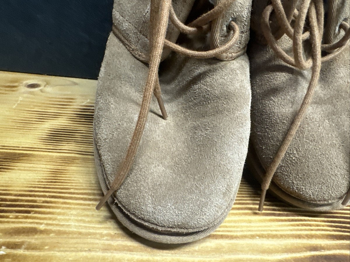 UGG Neumel Chukka Boots Men\'s Size 7 Gray Suede Fur‎ Lined Gray Shoes Style 3236 UGG Neumel Shaggy Suede “Smoke Grey” Men main image 4