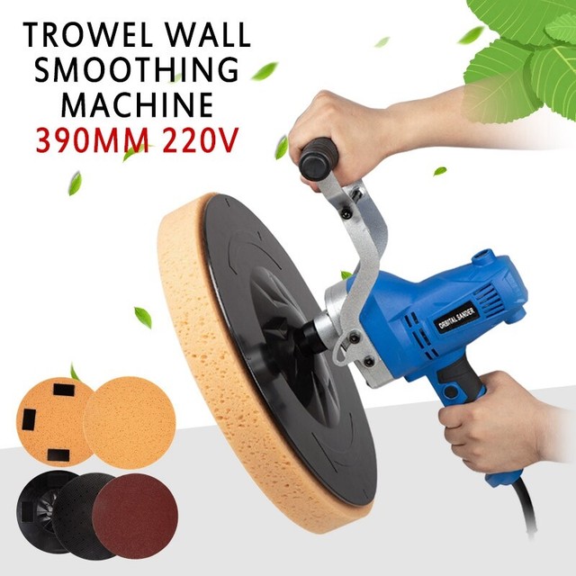 220V Electric Concrete Epoxy Cement Mortar Trowel Wall Smoothing