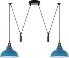 Vintage Pendelleucht 2 Kopf Deckenleuchte Hängelampe E27 Wohnzimmer